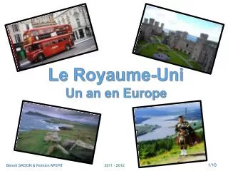 le royaume uni un an en europe