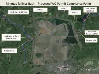 Minntac Tailings Basin - Proposed WQ Permit Compliance Points