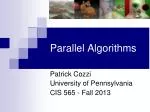 Parallel Algorithms