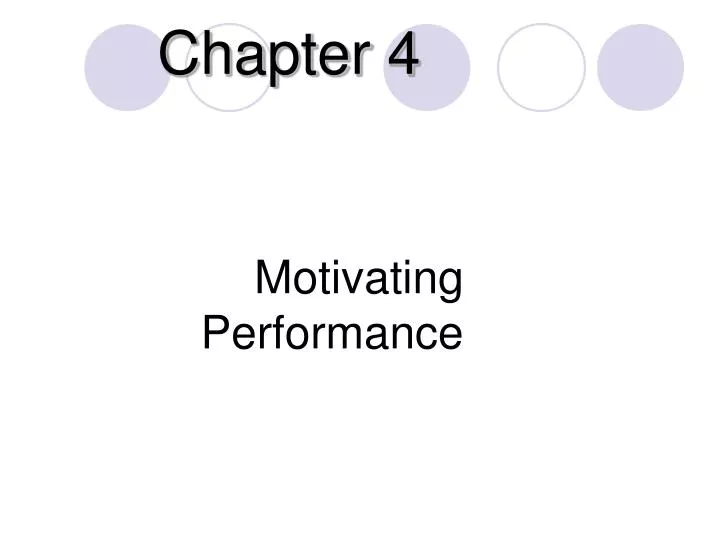 motivating performance