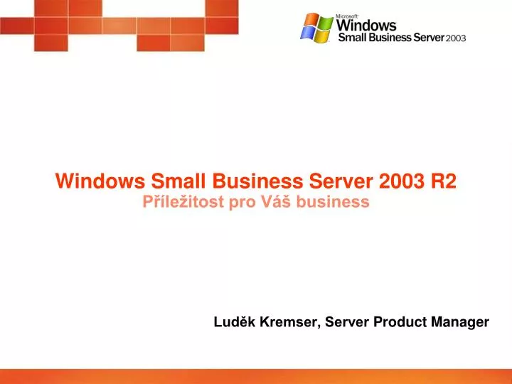 windows small business server 2003 r2 p le itost pro v business
