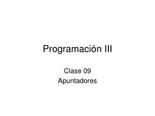 programaci n iii