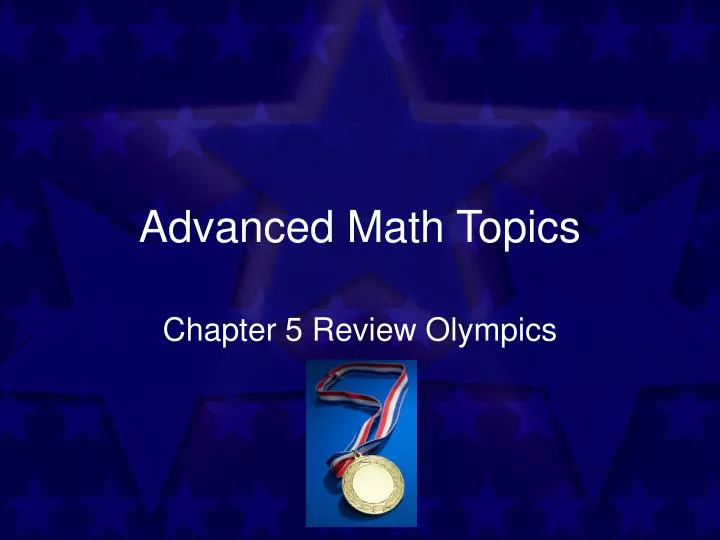 advanced math topics