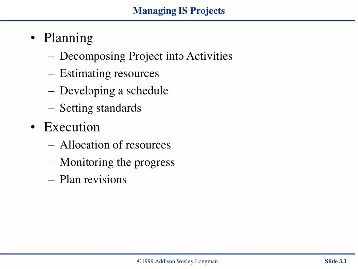 managing is projects