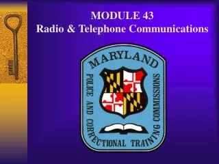 MODULE 43 Radio &amp; Telephone Communications
