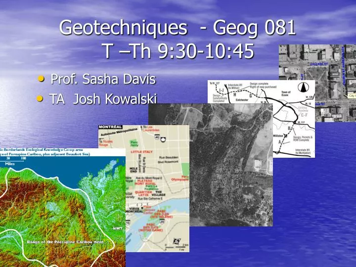 geotechniques geog 081 t th 9 30 10 45