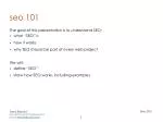 Understanding SEO: Importance, Functionality, and Best Practices - slide 1