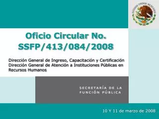 oficio circular no ssfp 413 084 2008