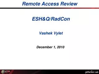 Remote Access Review