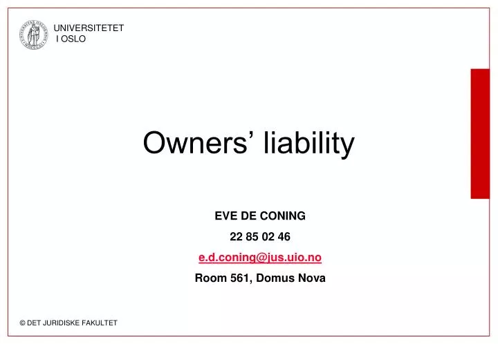 owners liability
