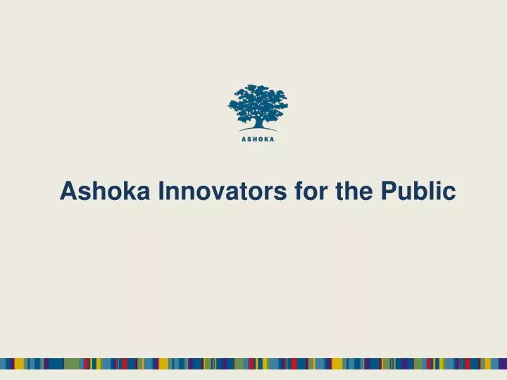 ashoka innovators for the public