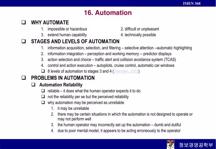 16 automation