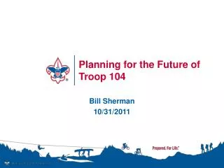 Planning for the Future of Troop 104