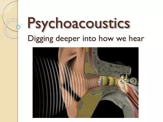 Psychoacoustics