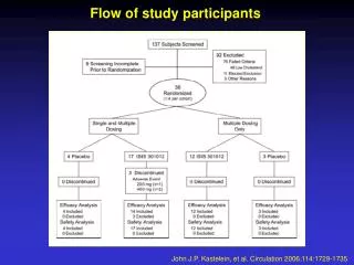Flow of study participants
