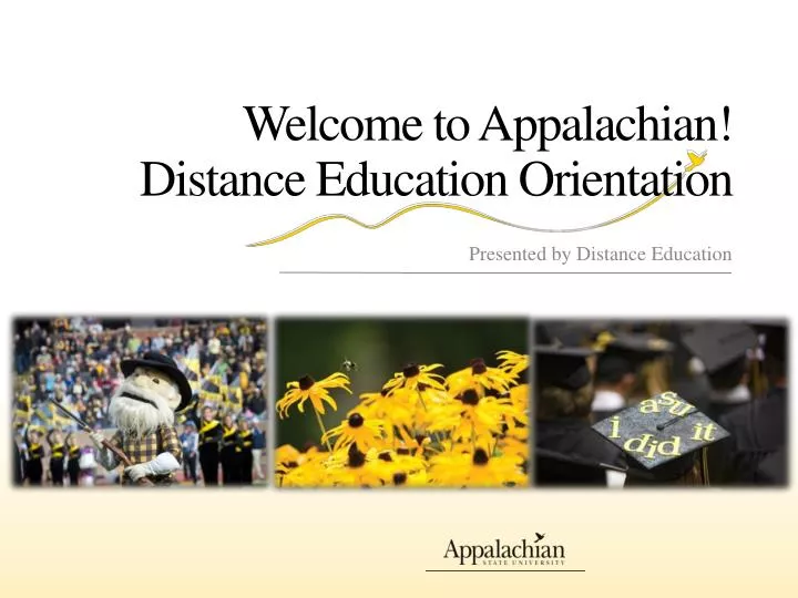 welcome to appalachian distance education orientation