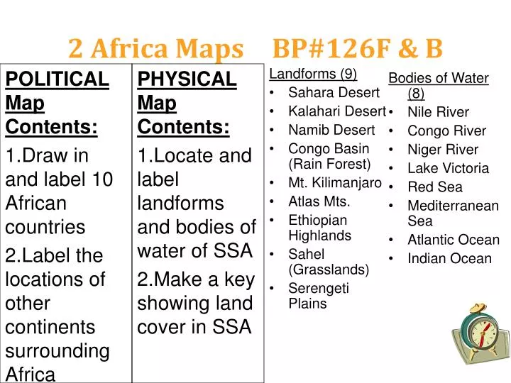 2 africa maps bp 126f b