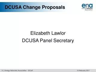 DCUSA Change Proposals