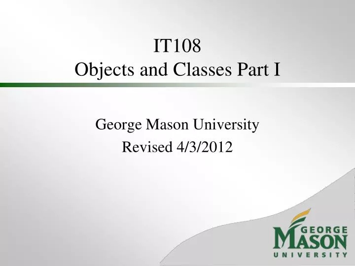 it108 objects and classes part i