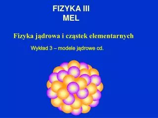 fizyka iii mel