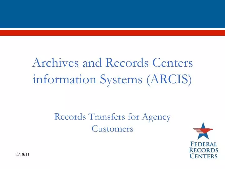 archives and records centers information systems arcis