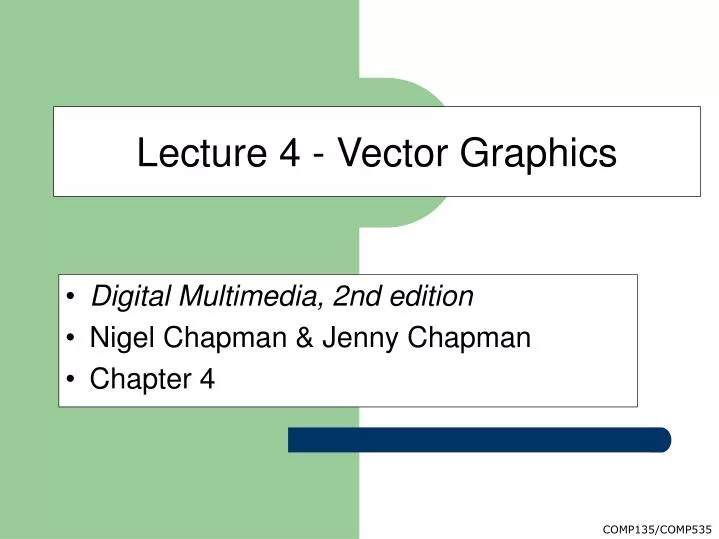 lecture 4 vector graphics