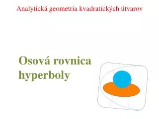 osov rovnica hyperboly