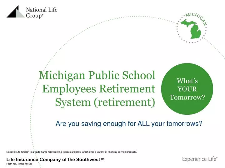 michigan public school employees retirement system retirement