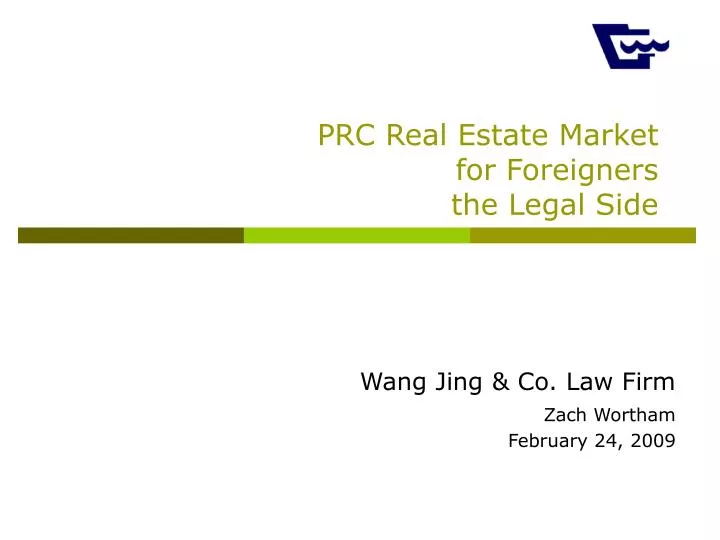 prc real estate market for foreigners the legal side