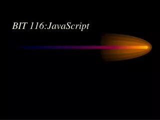 BIT 116:JavaScript