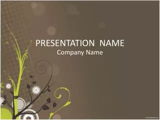 presentation name