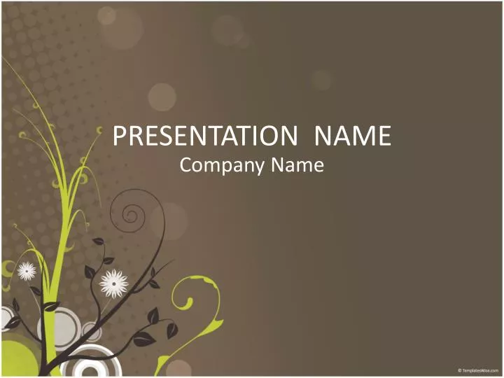 presentation name