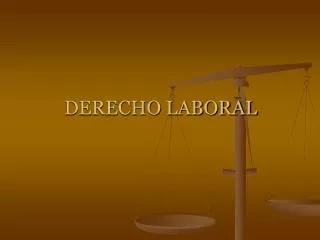 derecho laboral