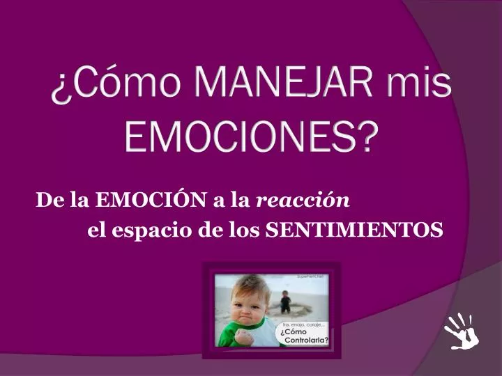 de la emoci n a la reacci n el espacio de los sentimientos