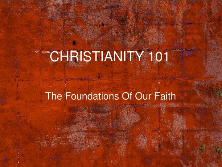 christianity 101