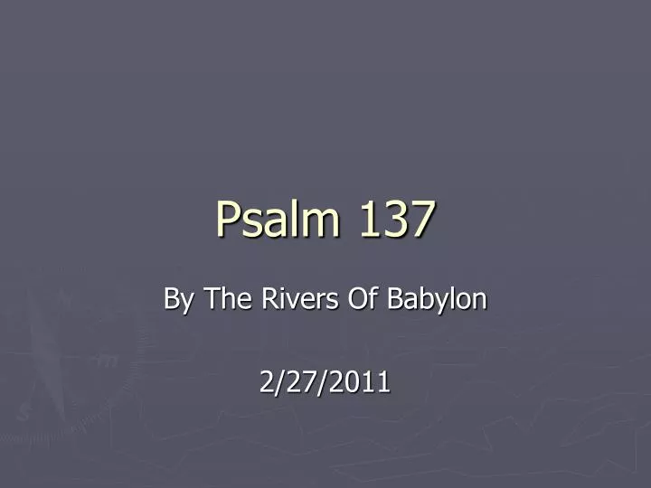 psalm 137