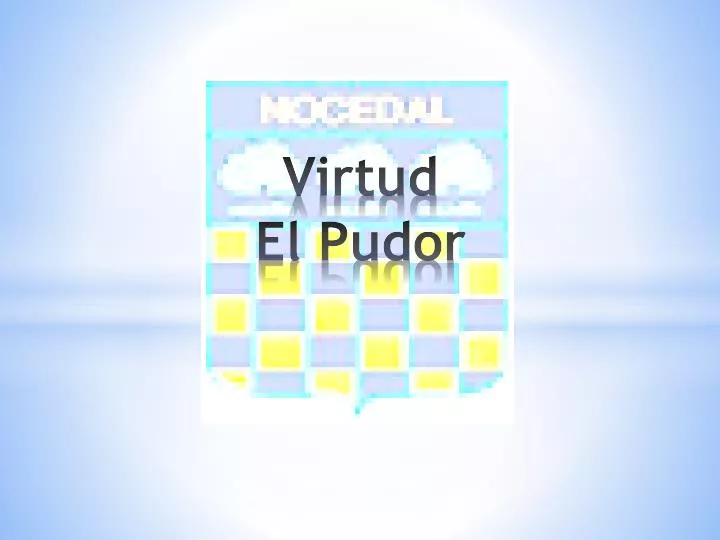 virtud el pudor