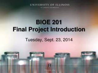 BIOE 201 Final Project Introduction