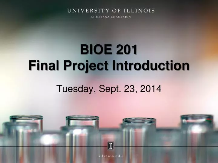 bioe 201 final project introduction