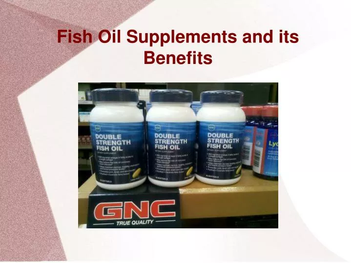 fish oil supplements and its benefits