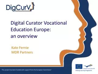 Digital Curator Vocational Education Europe: an overview