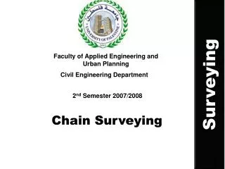 Chain Surveying