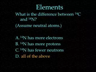 elements