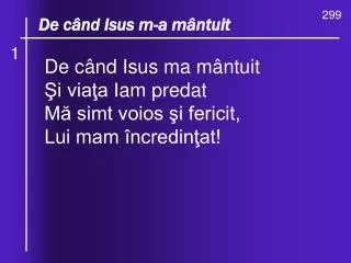 o ce valuri de ndurare
