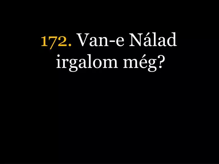 172 van e n lad irgalom m g