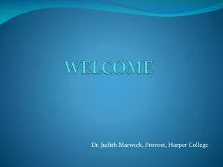 welcome