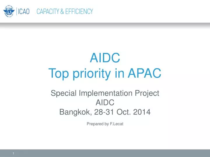 aidc top p riority in apac