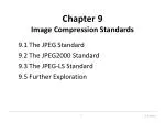 Chapter 9 Image Compression Standards - slide 1