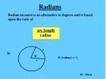 Understanding Radians and Degrees: Conversions and Applications - slide 1
