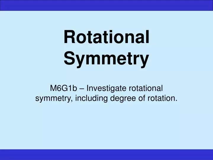 rotational symmetry